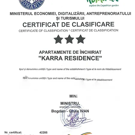Karra - Autorizat Ministerul Turismului * Timisoara